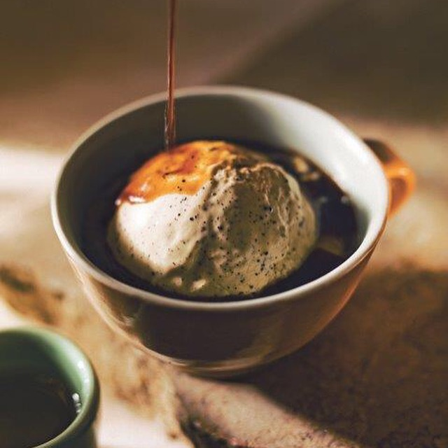 Wattleseed Espresso and Frangelico Affogato