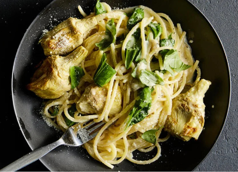 Lemon Myrtle Parmesan and Basil Spaghetti