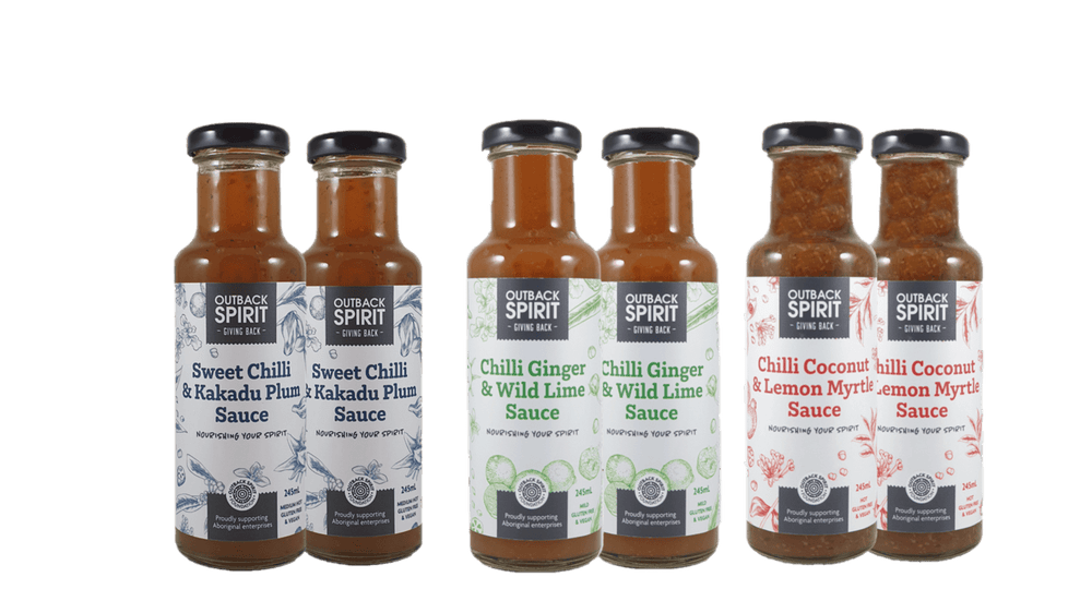 Bundle - 6 Pack Mixed Outback Spirit Sauces - Outback Spirit