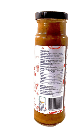 Coconut Lemon Myrtle Chilli Sauce 250ml (8.45 Fl Oz) - Carton of 6