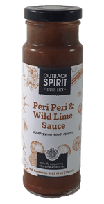 Peri Peri Wild Lime Hot Sauce 250ml (8 Fl Oz) - Carton of 6 - Outback Spirit