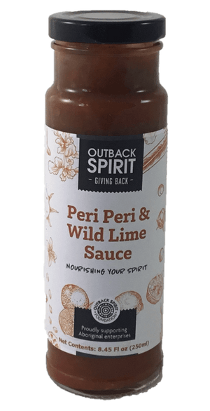 Peri Peri Wild Lime Hot Sauce 250ml (8 Fl Oz) - Carton of 6 - Outback Spirit