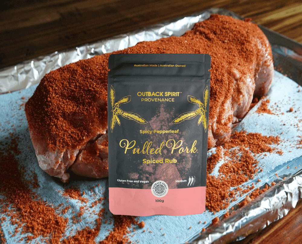 Spicy Pepperleaf Pulled Pork Spiced Rub 100g - Outback Spirit