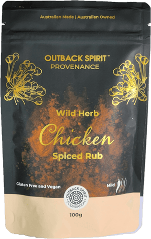 Wild Herb Chicken Spiced Rub 100g - Outback Spirit