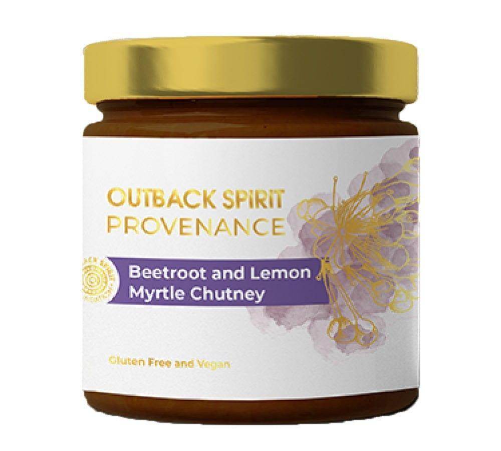 Outback Spirit Beetroot and Lemon Myrtle Chutney Beetroot and Lemon Myrtle Chutney 240g