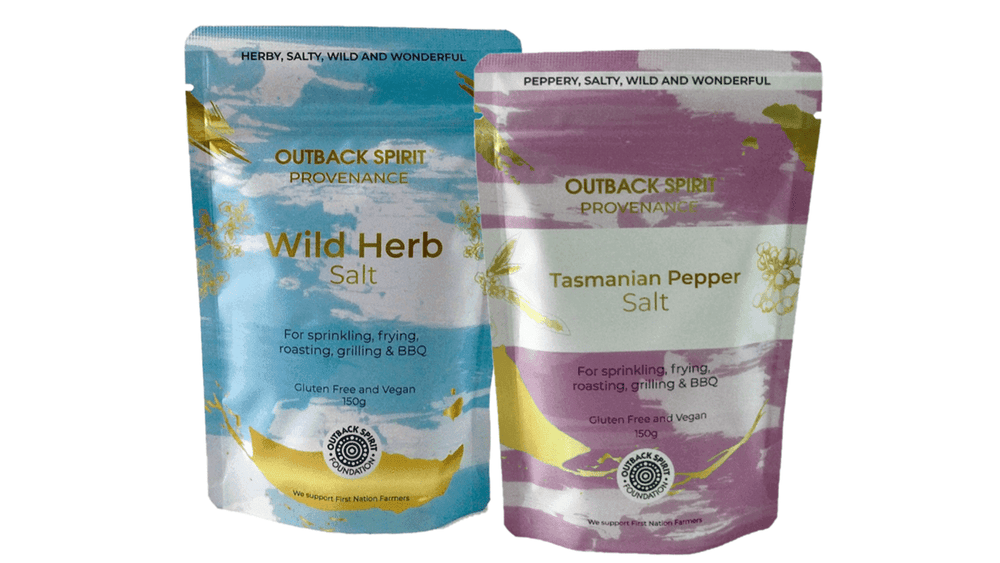 Outback Spirit Infused Salts Bundle of Infused Native Herb Sea Salts