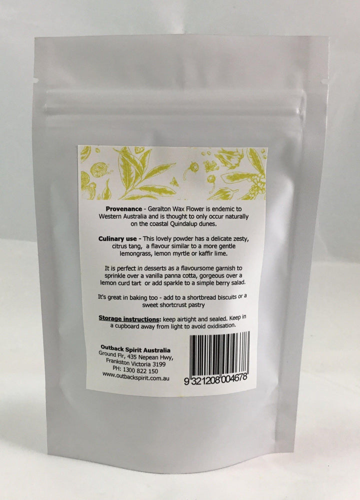 Geraldton Wax Flower Superfruit Powder - two sizes available - Outback Spirit