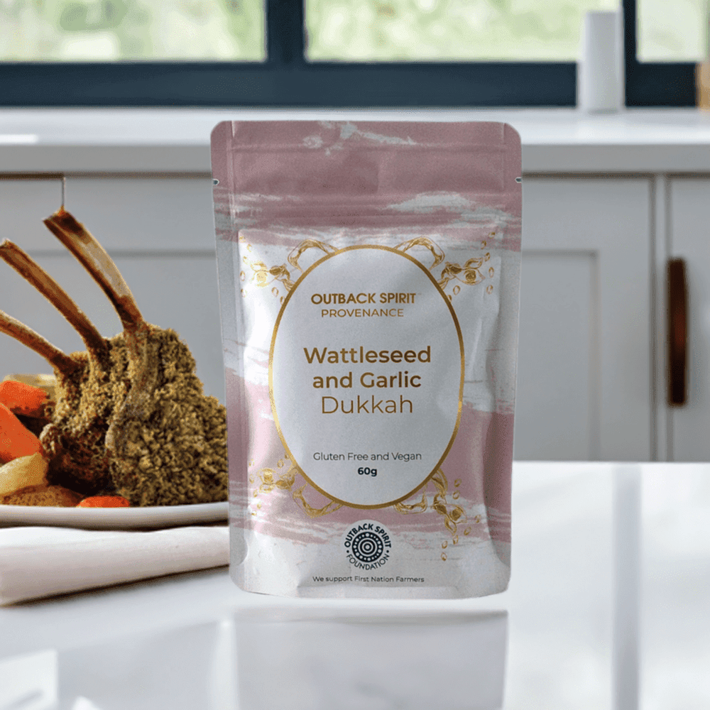 Outback Spirit Salts and Seasonings Wattleseed and Garlic Dukkah