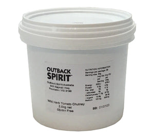 Outback Spirit Sauce Wild Herb `Original' Tomato Chutney 2.5kg Net Pail