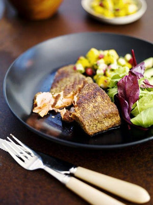 Lemon Myrtle Crusted Ocean Trout 